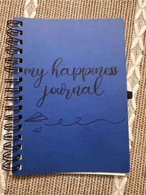 My Happiness Journal - Blue Spiral Notebook